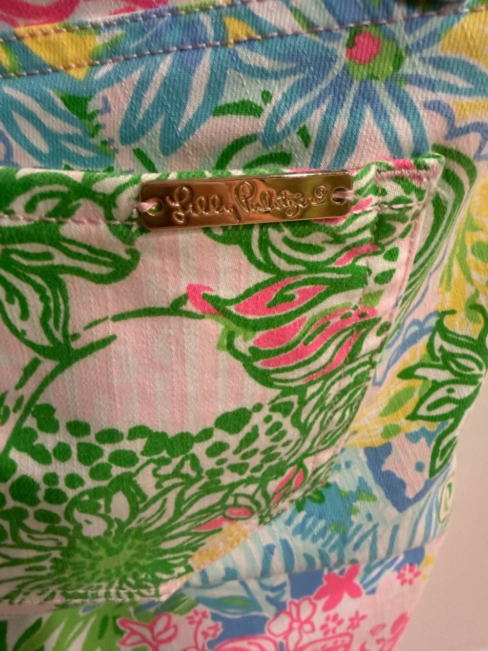 Lily Pulitzer Vibrant, Floral Pants